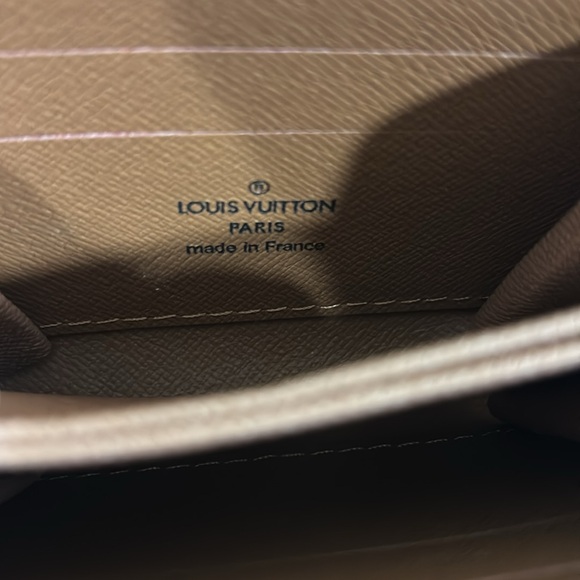 LV Monogram Wallet Brown Leather - Picture 4 of 6